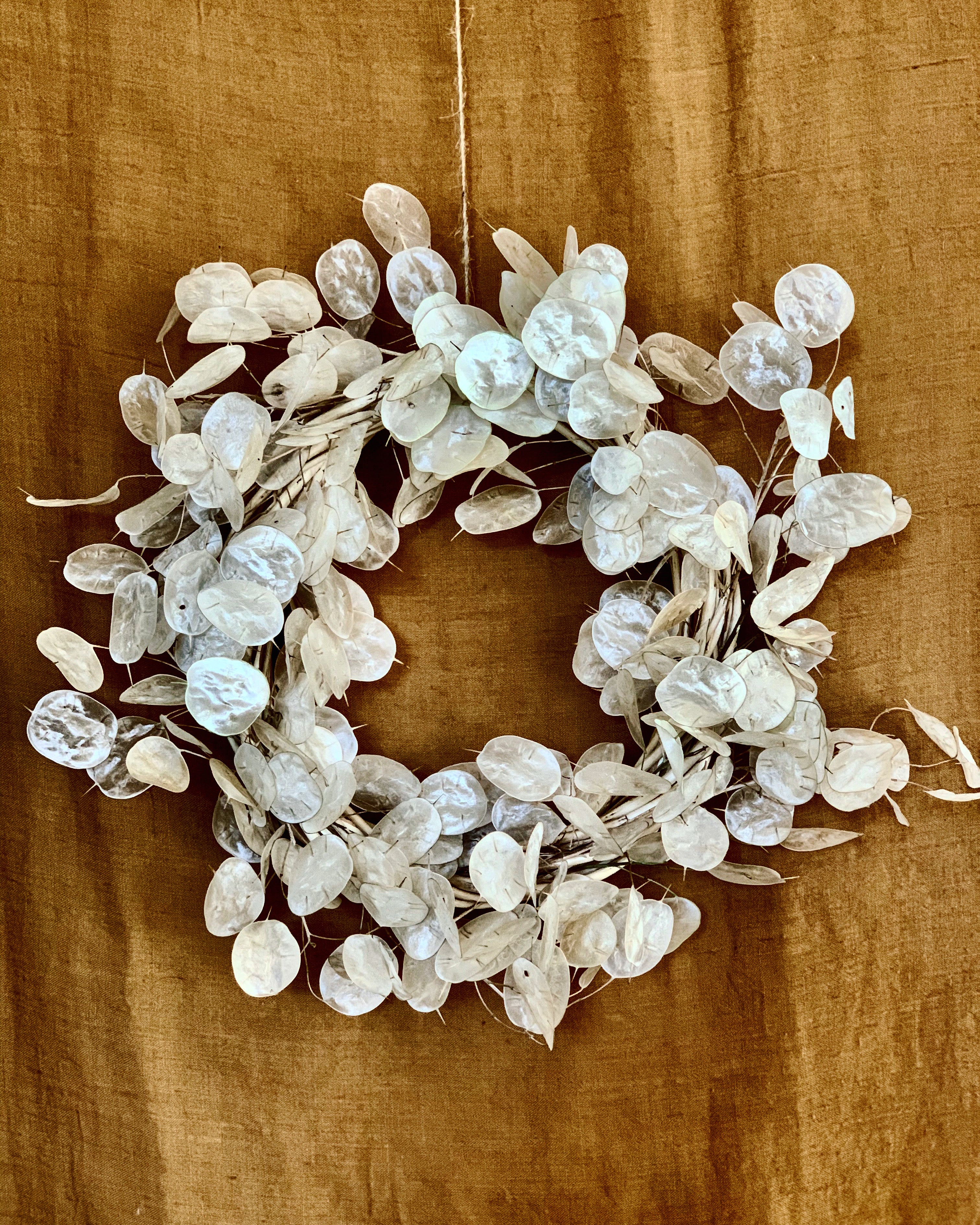 Dried Lunaria Wreath