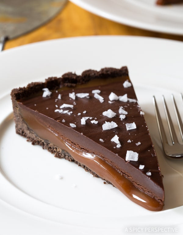 Salted Chocolate Caramel Tart